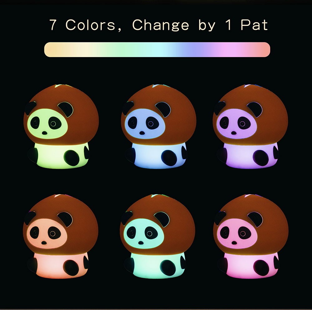 Portable Silicone Cute Nursery LED Night Light Portable Silicone Cute Nursery LED Night Light